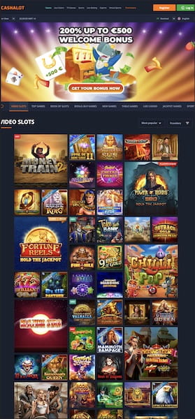 Cashalot mobile casino